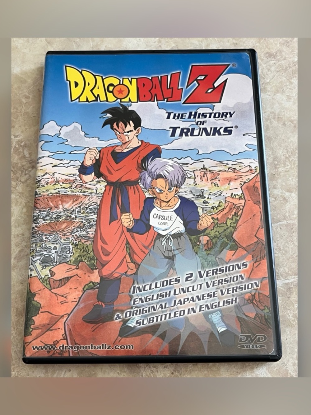 Dragon Ball Z:The History of Trunks 2000 Funimation DVD Movie